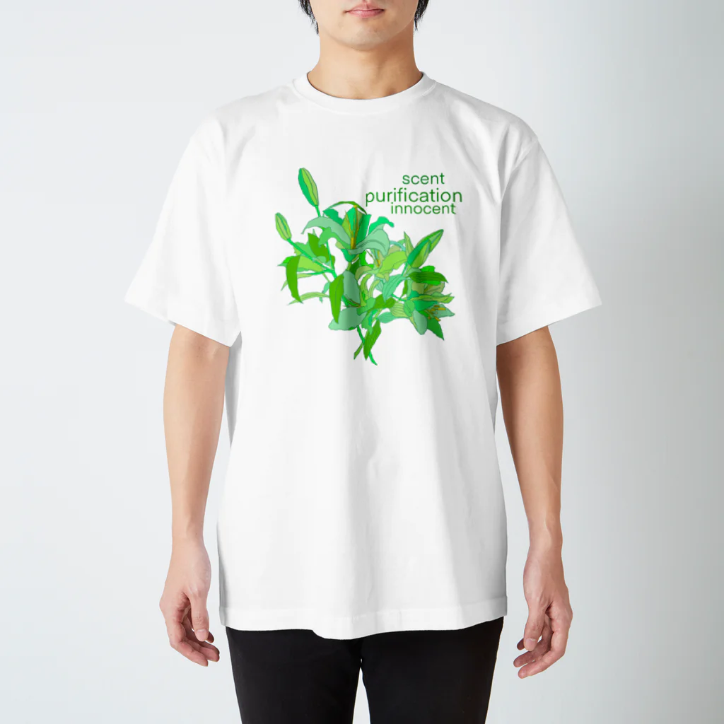 OtsuCHEEの百合 Regular Fit T-Shirt