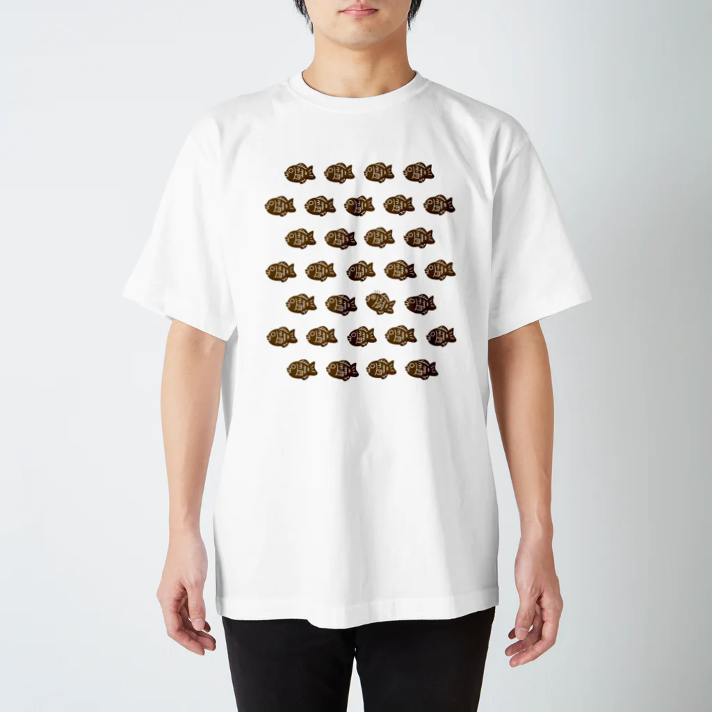 イラスト MONYAAT の養殖たい焼きC スタンダードTシャツ