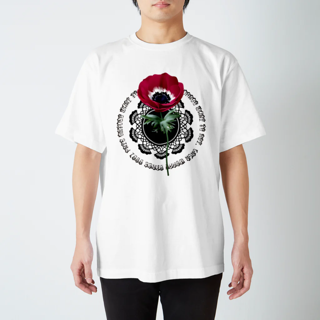 Lala Worksのアネモネ_001B Regular Fit T-Shirt