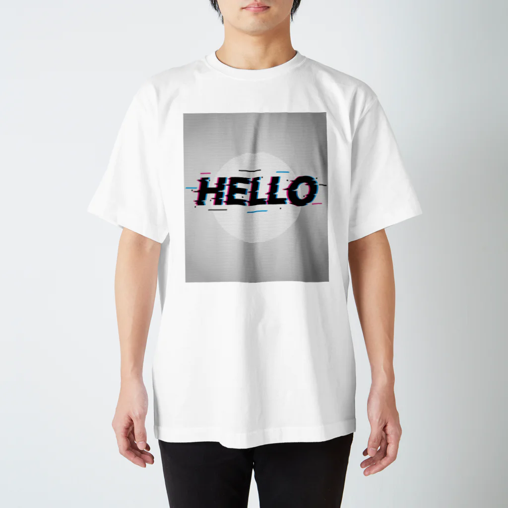 LEON5588のHELLO Tシャツ Regular Fit T-Shirt