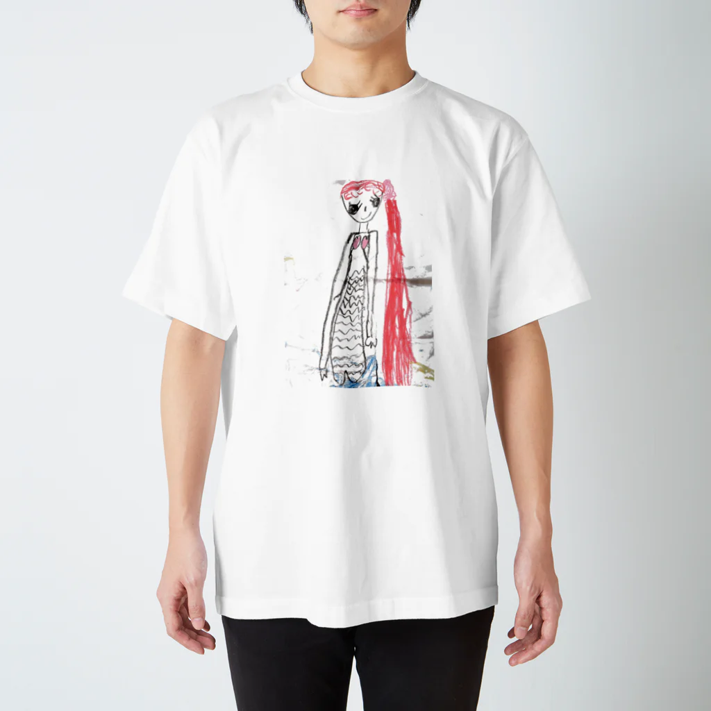 NEVERLAND-WORLDの赤髪の人魚姫ちゃん Regular Fit T-Shirt