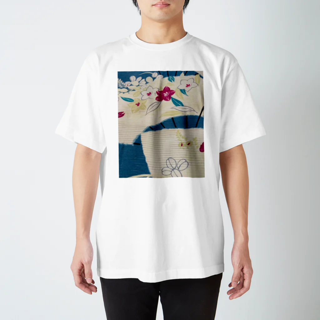 mioichiの着物柄(扇紋) スタンダードTシャツ