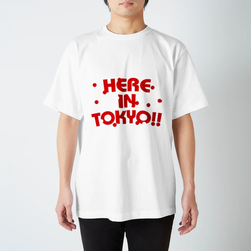 plusworksのHERE IN TOKYO!! Ver.3 スタンダードTシャツ