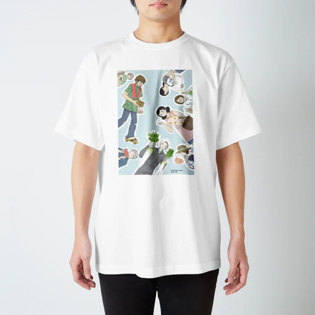 久世 千香子(くぜ ちかこ)の田舎の新婚さん  Regular Fit T-Shirt