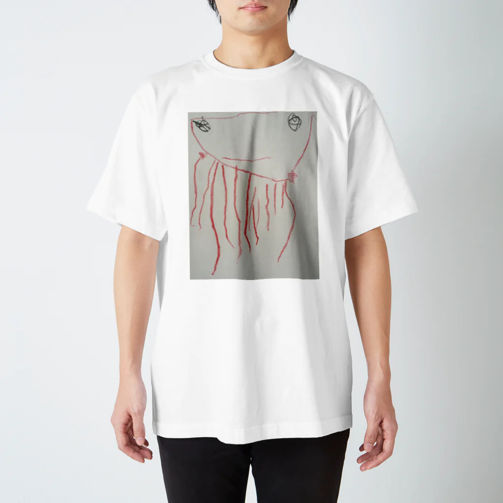 子どもの絵の子どもの絵/初めてのタコ Regular Fit T-Shirt