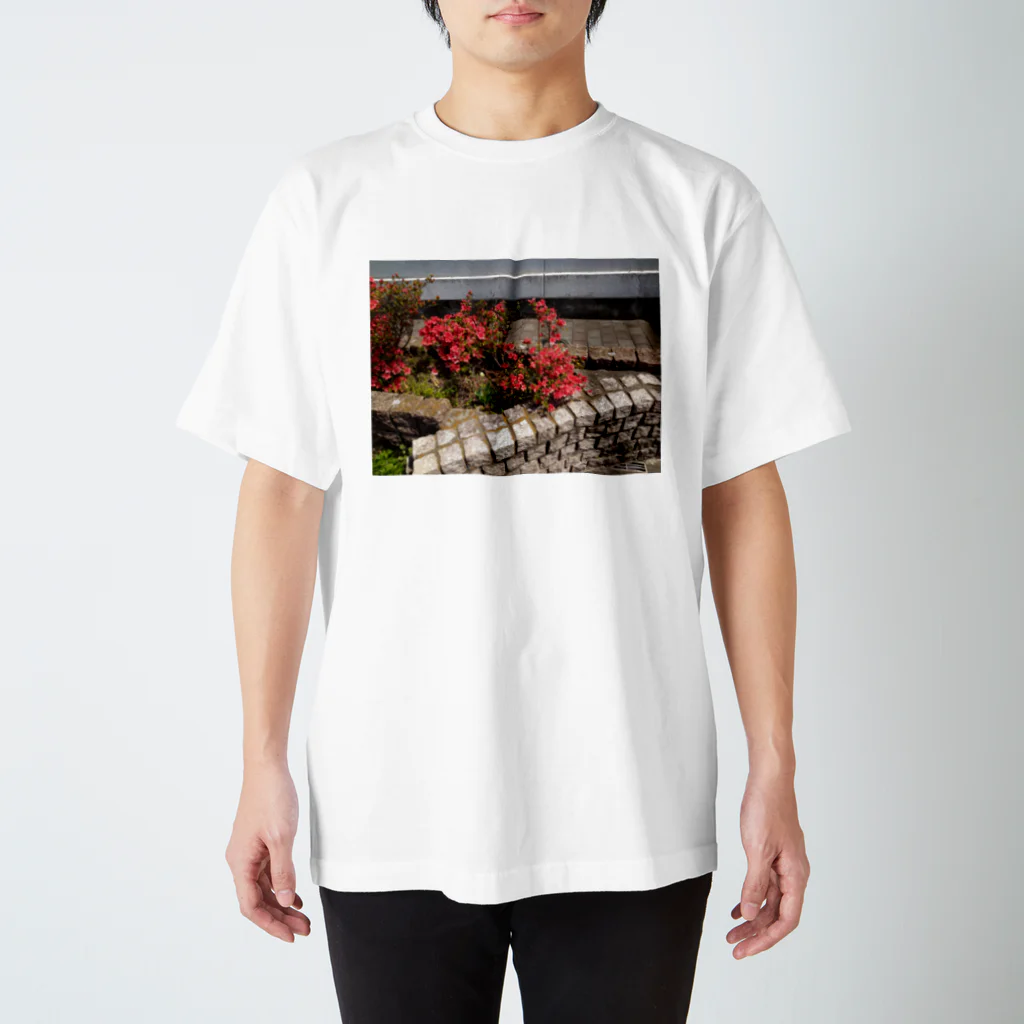 まち子宗形のツヅジの花 スタンダードTシャツ