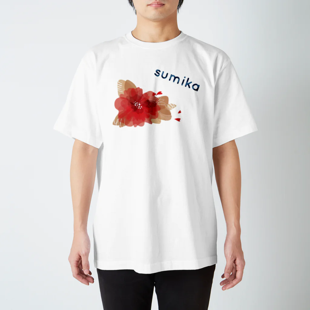 sumika.のsumika flower2 スタンダードTシャツ