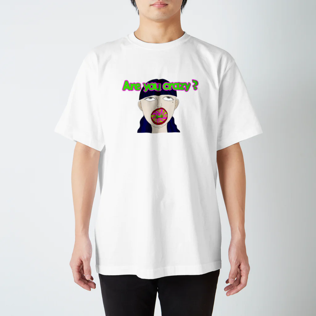 azumingのAre you crazy? Regular Fit T-Shirt