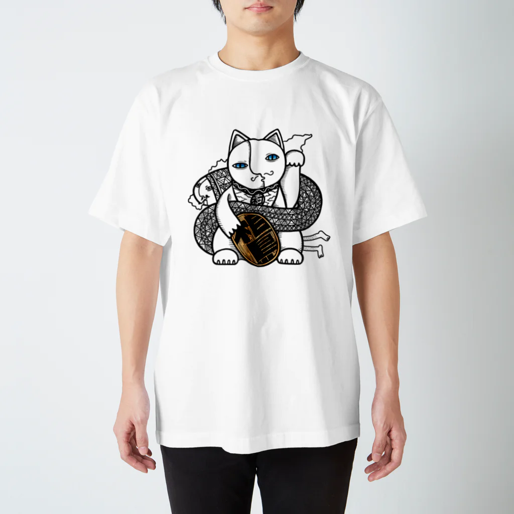 ozokozoの招き猫【ozokozo】 スタンダードTシャツ