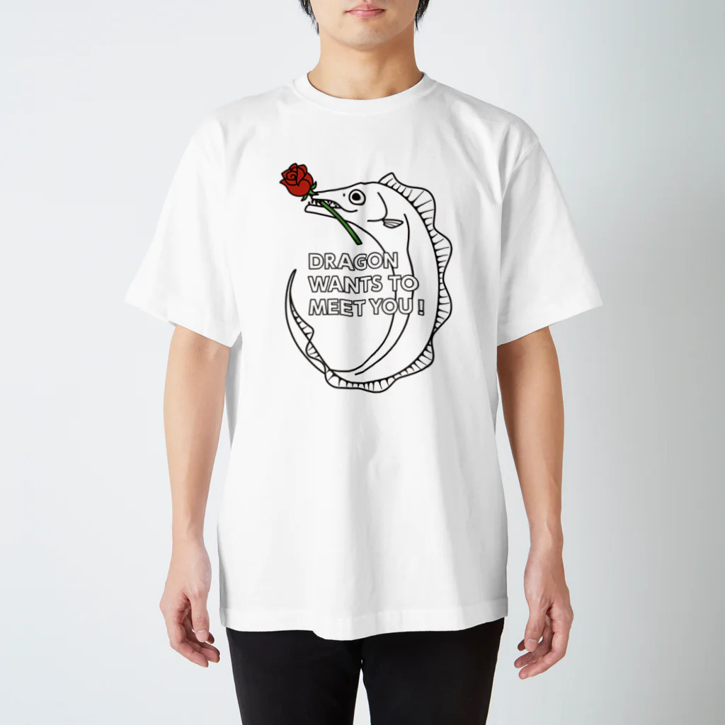 釣りバカ　Love Fishingのタチウオ釣れちゃうTシャツ スタンダードTシャツ