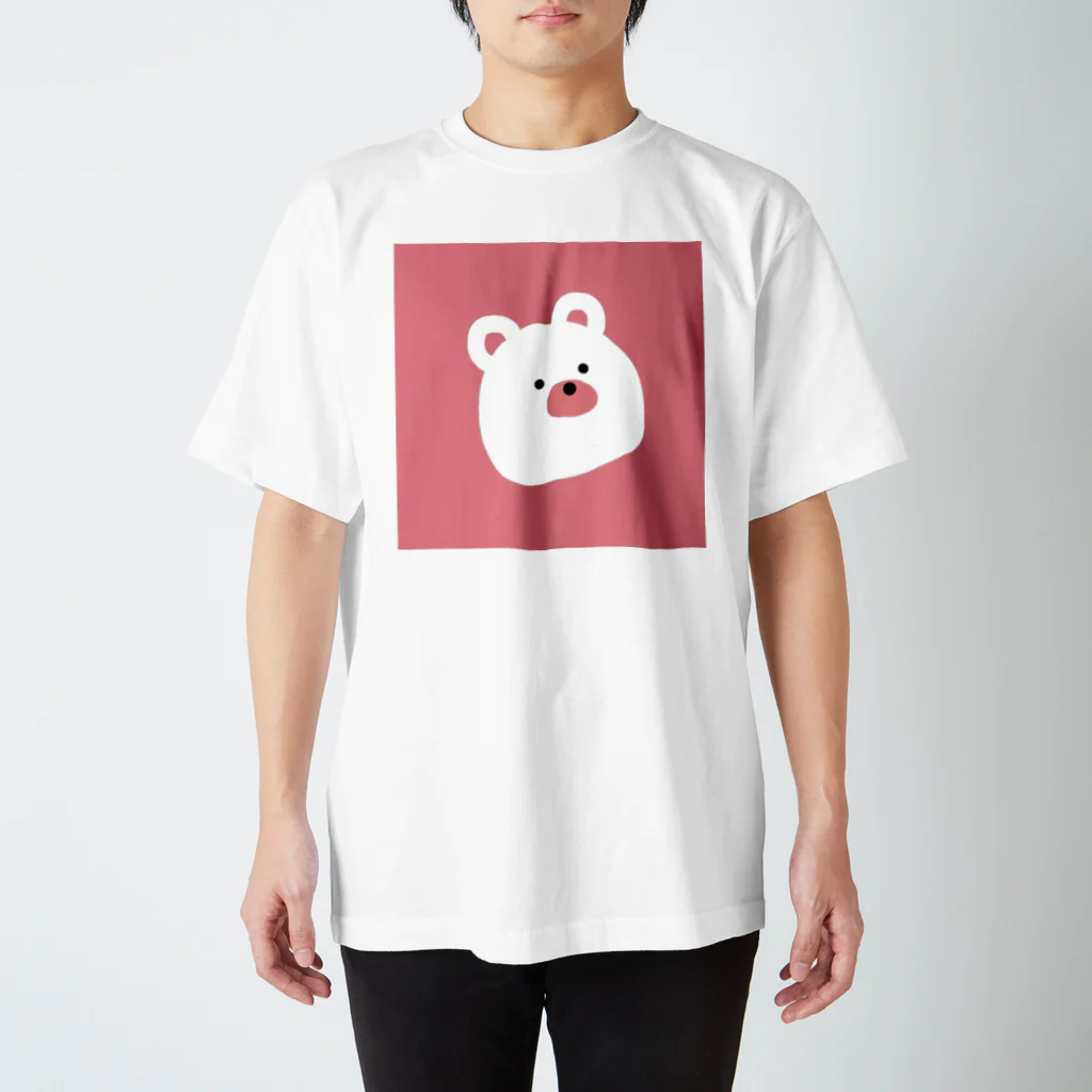 ゆるゆるイラストです。のピンクのくまさん。 Regular Fit T-Shirt