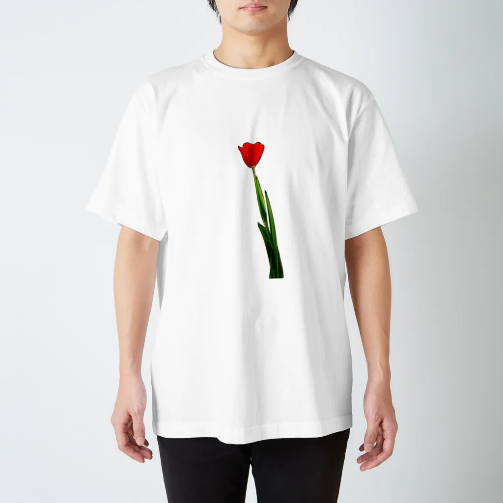 Onuuuun Artのチューリップ Regular Fit T-Shirt