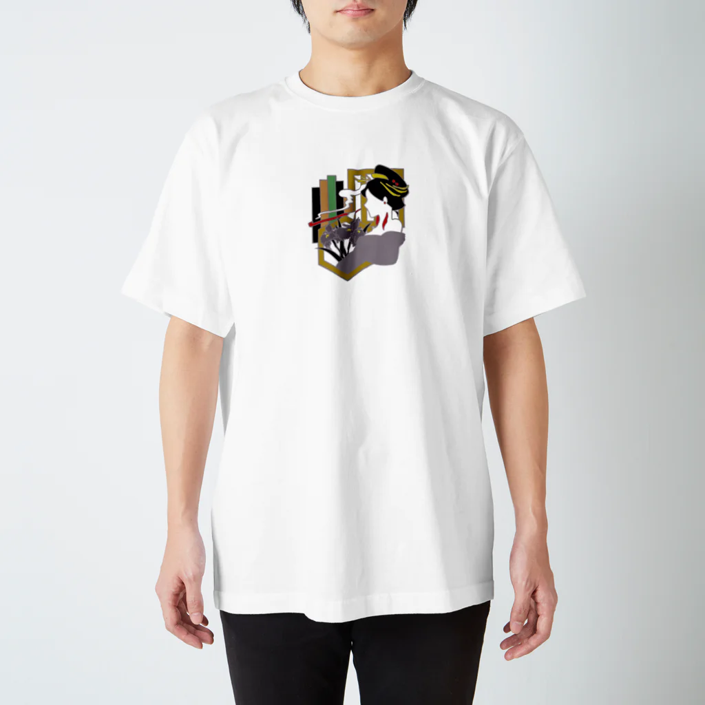 GOODS SHOP【そぞろな小窓】 SUZURI店の【寄席】《紫》 Regular Fit T-Shirt