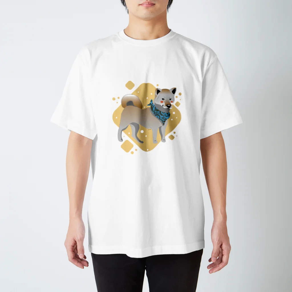 Totemo Beautyの四国犬 スタンダードTシャツ