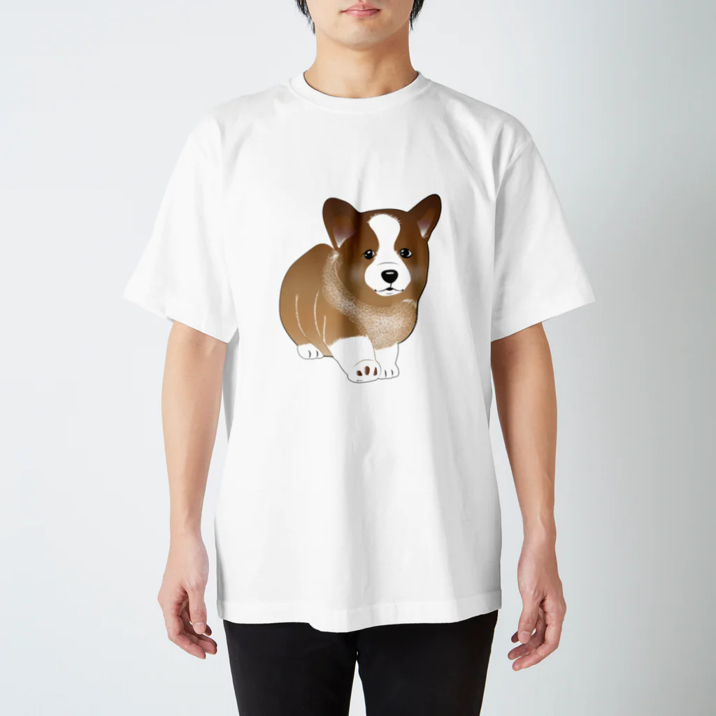 Totemo Beautyのかわいいビーグル犬 スタンダードTシャツ