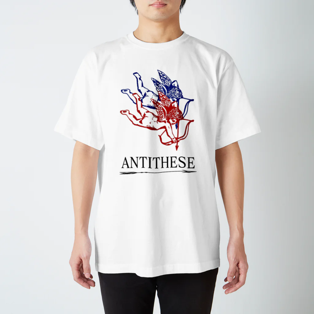 ANTITHESE / アンチテーゼの逆さキューピッド(ポップカラー) Regular Fit T-Shirt