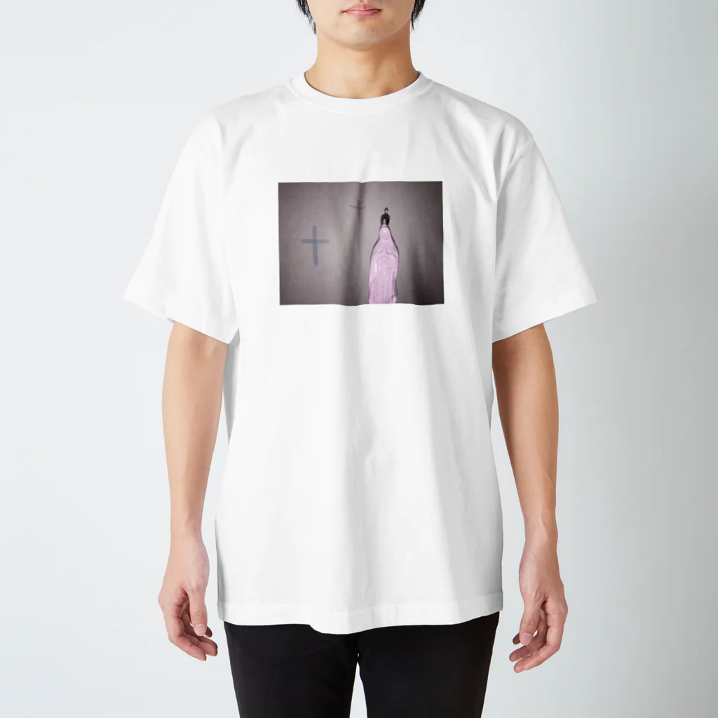 ぬ‪(ᐡ - ﻌ - ᐡ)‬ぅの聖母 Regular Fit T-Shirt