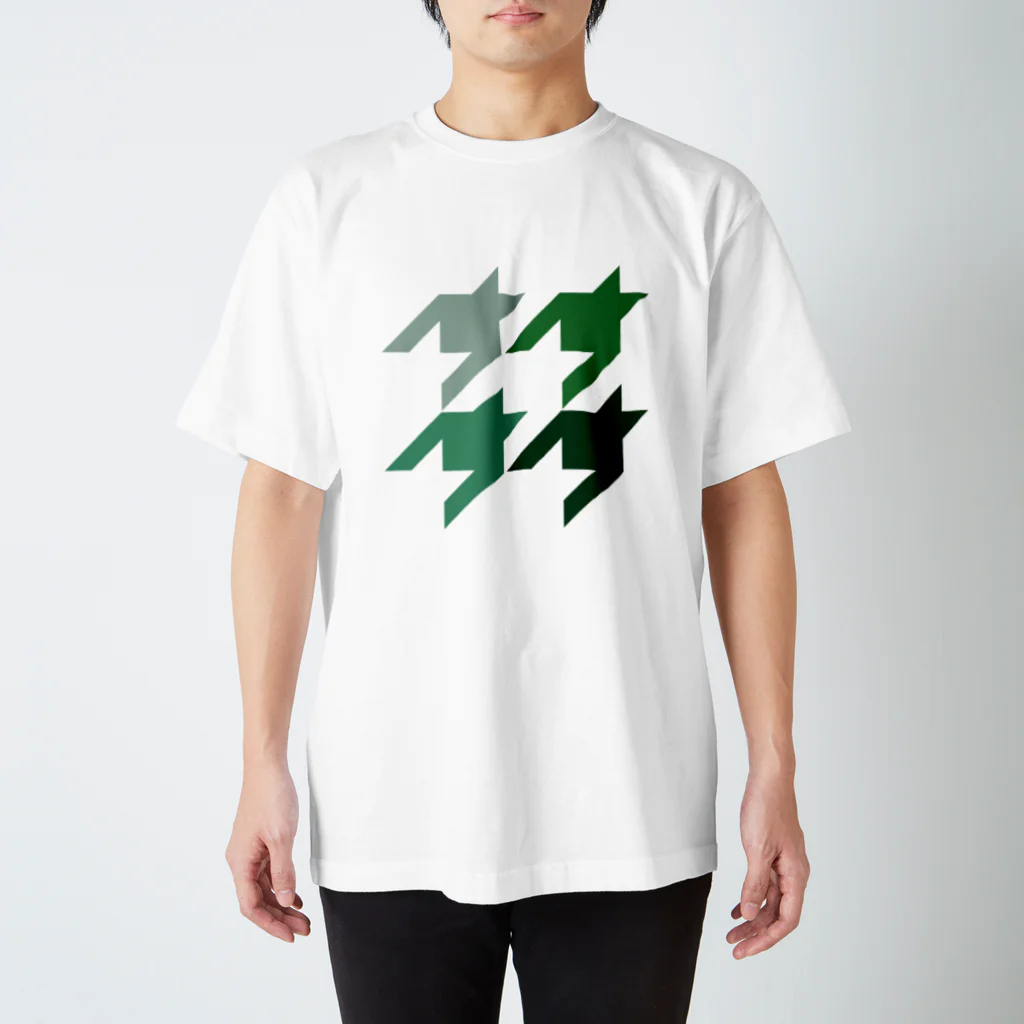 Infledge DesignのCHIDORI GRN スタンダードTシャツ