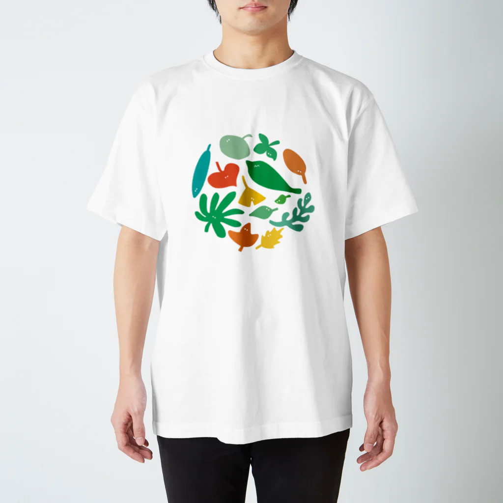 おばけ植物園の葉っぱのおばけたち スタンダードTシャツ