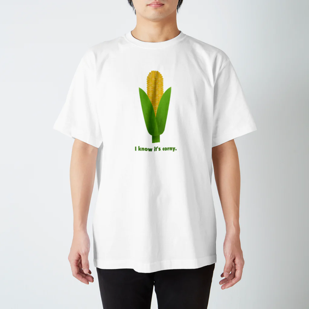 MochishopのI know it's corny. スタンダードTシャツ