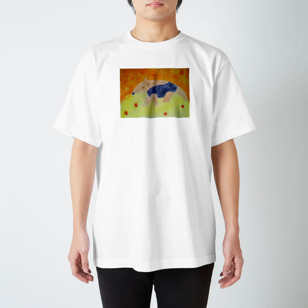 Lemongrass07の夕焼けのアリクイさん スタンダードTシャツ