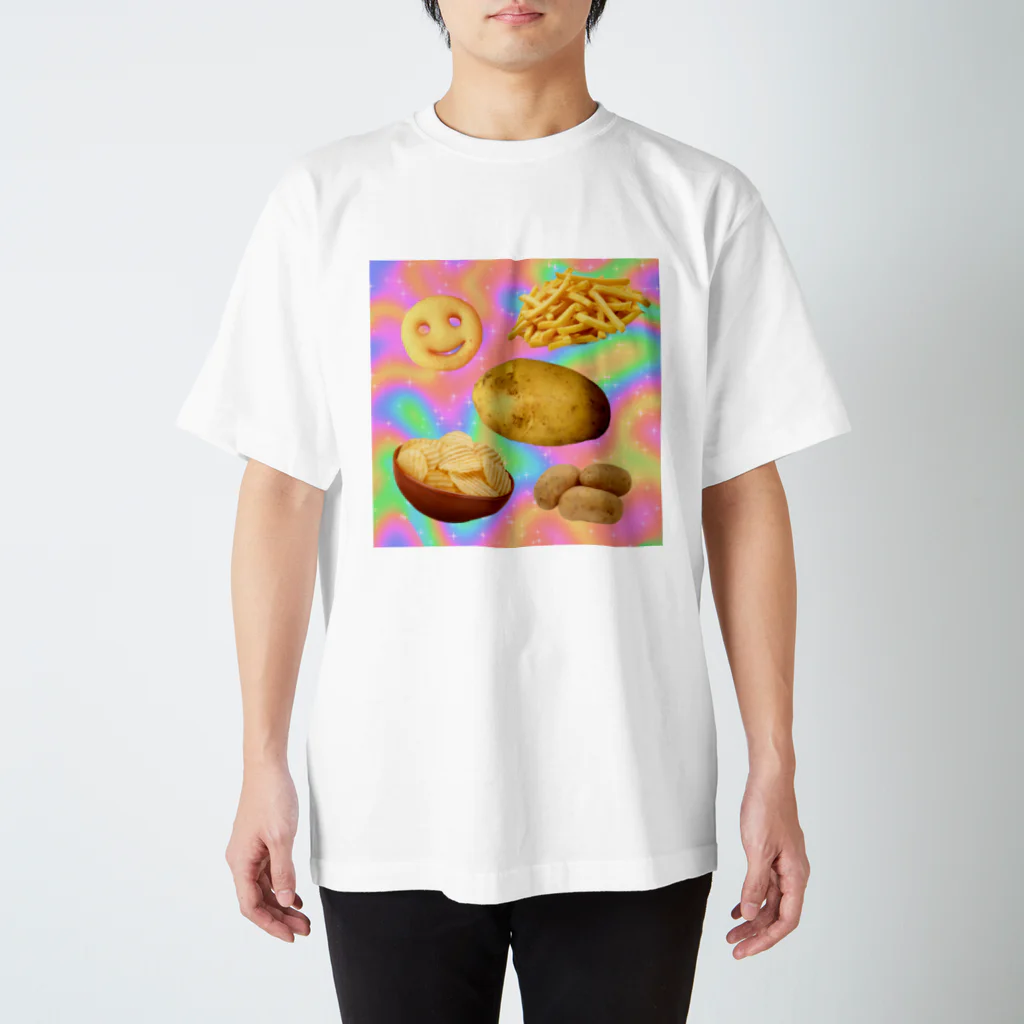 ふみおさんのもにゃもにゃぽてん スタンダードTシャツ