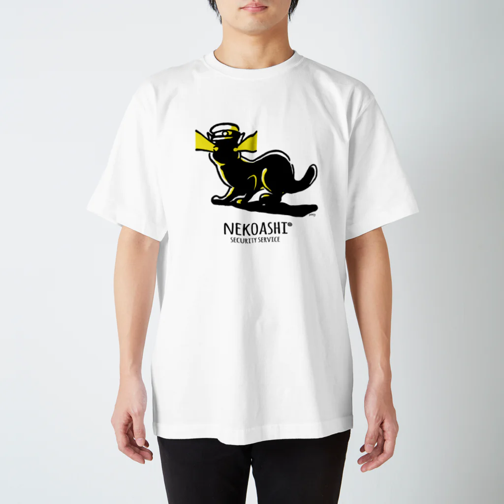 わたぬき けいの猫足警備会社 Regular Fit T-Shirt