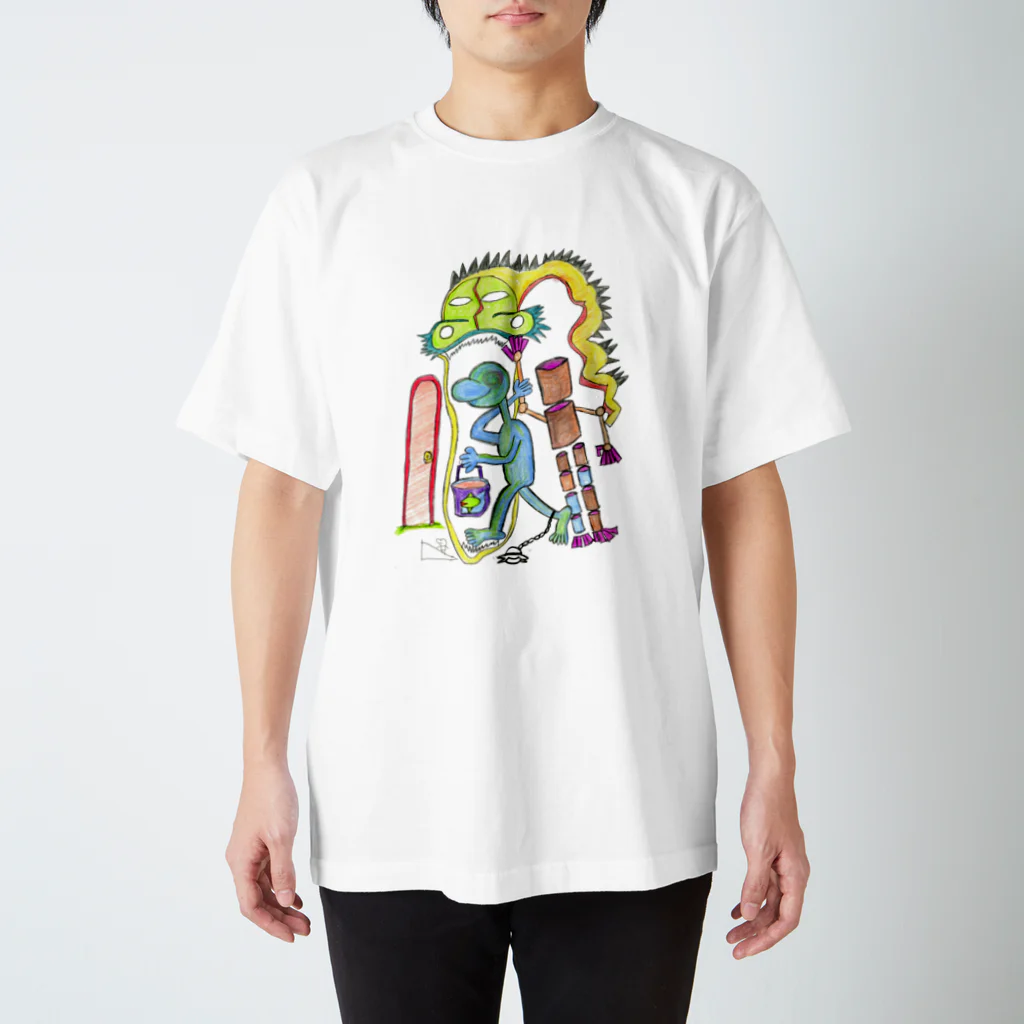 GGoGeeTalkの金縛りの時に見る夢Tシャツ Regular Fit T-Shirt