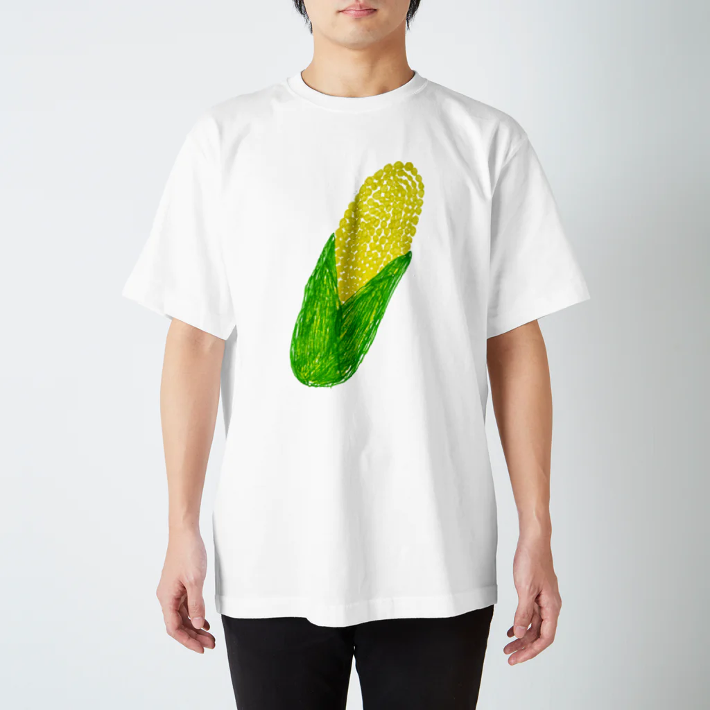 あおき量産のいろはもろこし Regular Fit T-Shirt