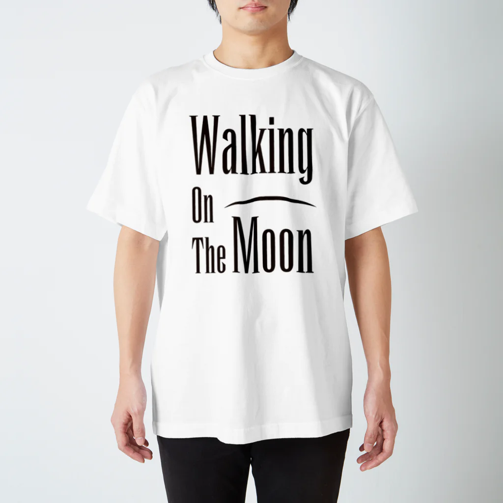 Infledge DesignのWALKING ON THE MOON BLK スタンダードTシャツ