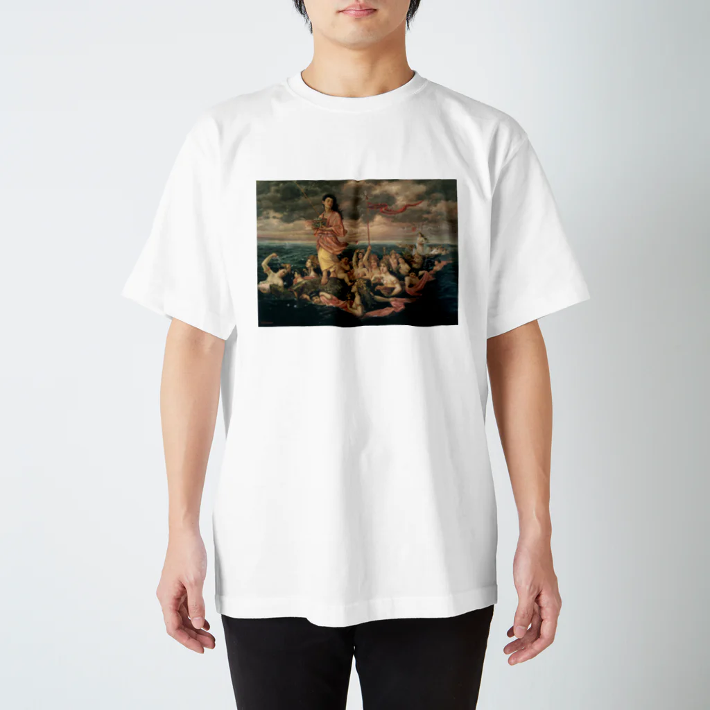 世界の絵画アートグッズの山本芳翠《浦島図》 スタンダードTシャツ