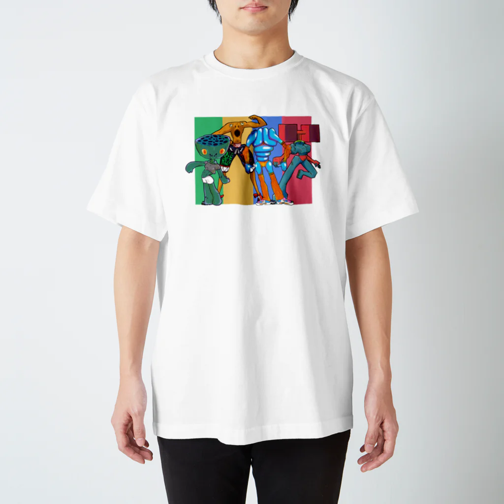 液体らてっくすのおみせのGang of four - tipe.1 Regular Fit T-Shirt