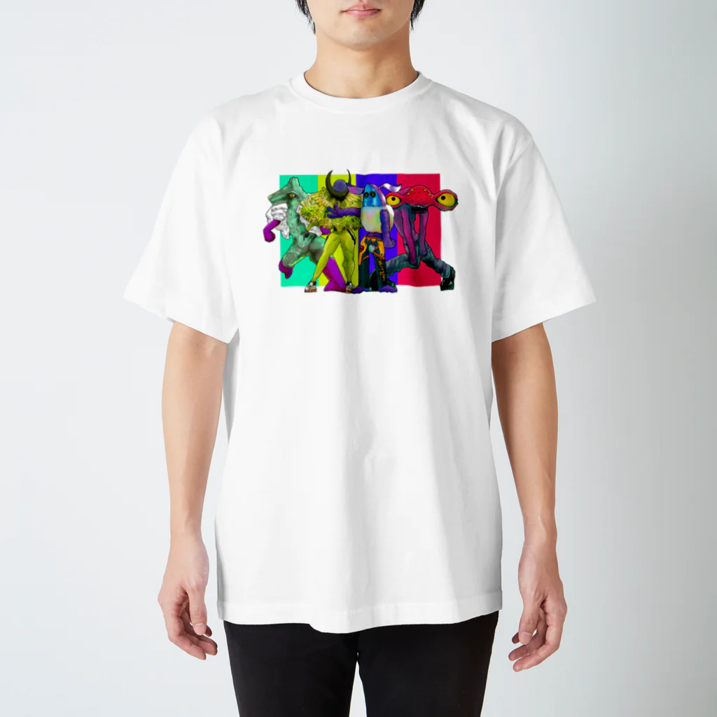 液体らてっくすのおみせのGang of four - tipe.4 Regular Fit T-Shirt