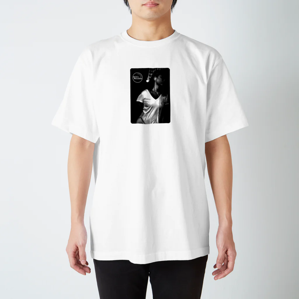 RUBIK RECORDSのRUBIK RECORDS -earphone- スタンダードTシャツ