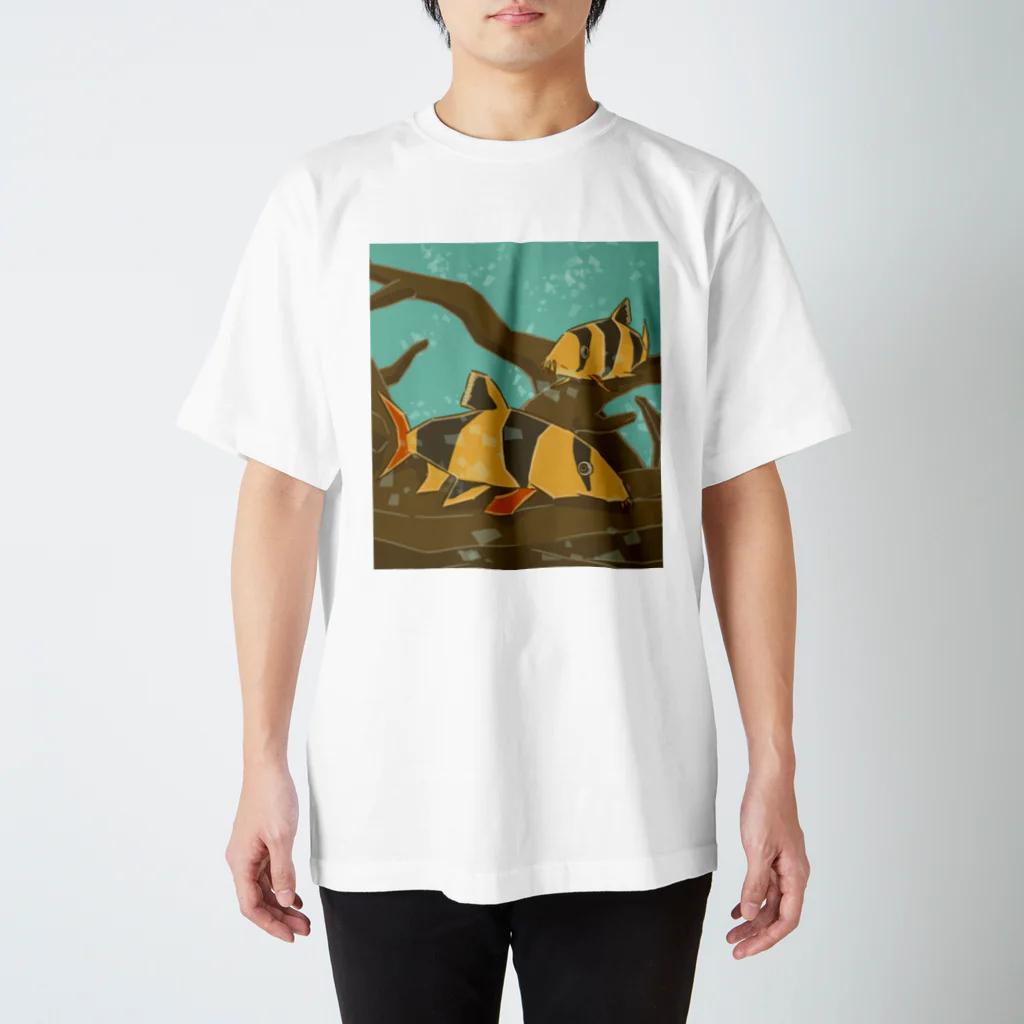 ビィチGYOGYOのクラウンローチ　B01 スタンダードTシャツ