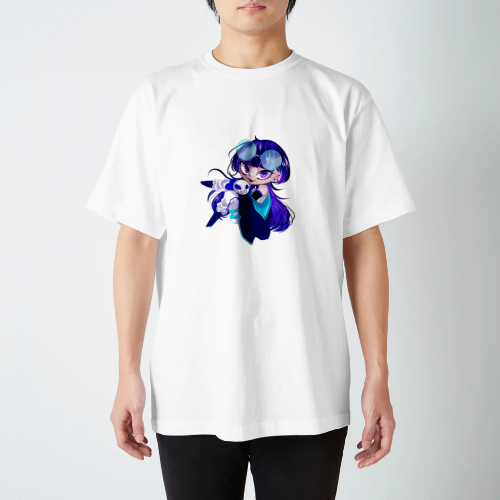 水野みずのの水野のミニキャラ スタンダードTシャツ