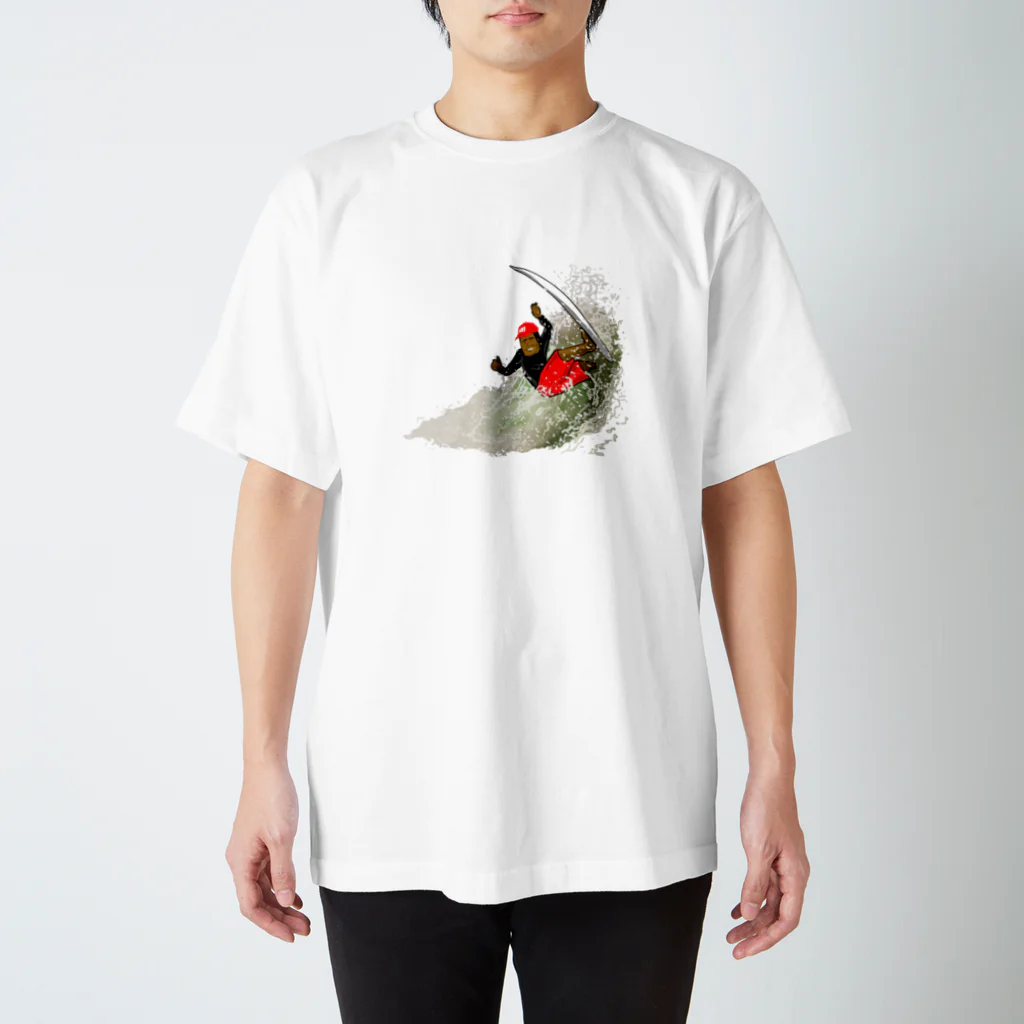 LIKE A GLIDING BIRDのIKEMEN SURFER スタンダードTシャツ