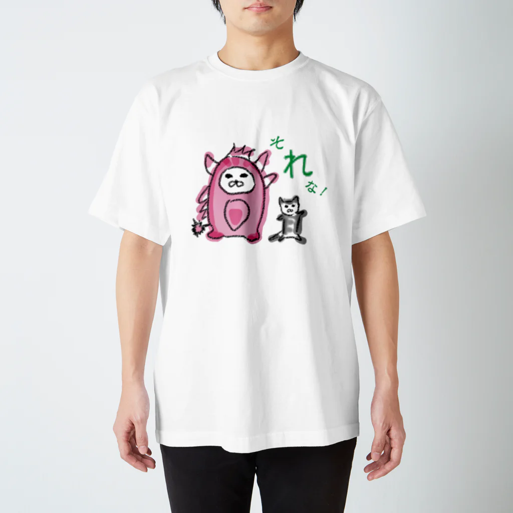 higemaru shopのにゃんコーエン３ スタンダードTシャツ