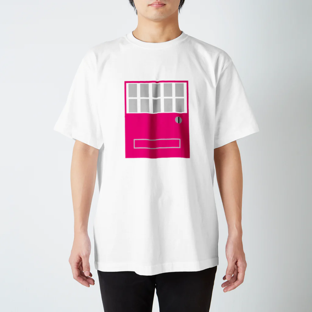 ameyoの自販機pink×gray スタンダードTシャツ