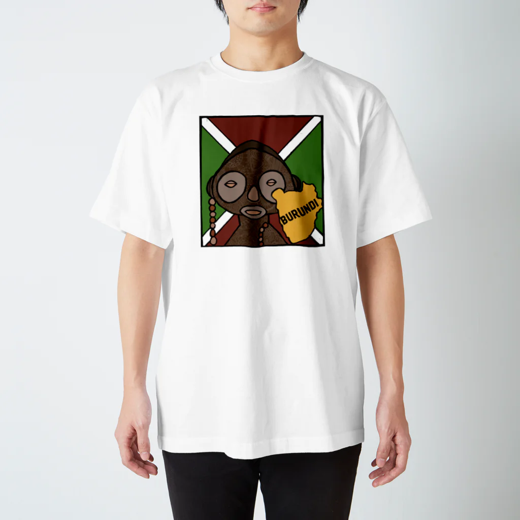 じょーじのおみせのブルンジ　カフェルージュ🇧🇮 スタンダードTシャツ