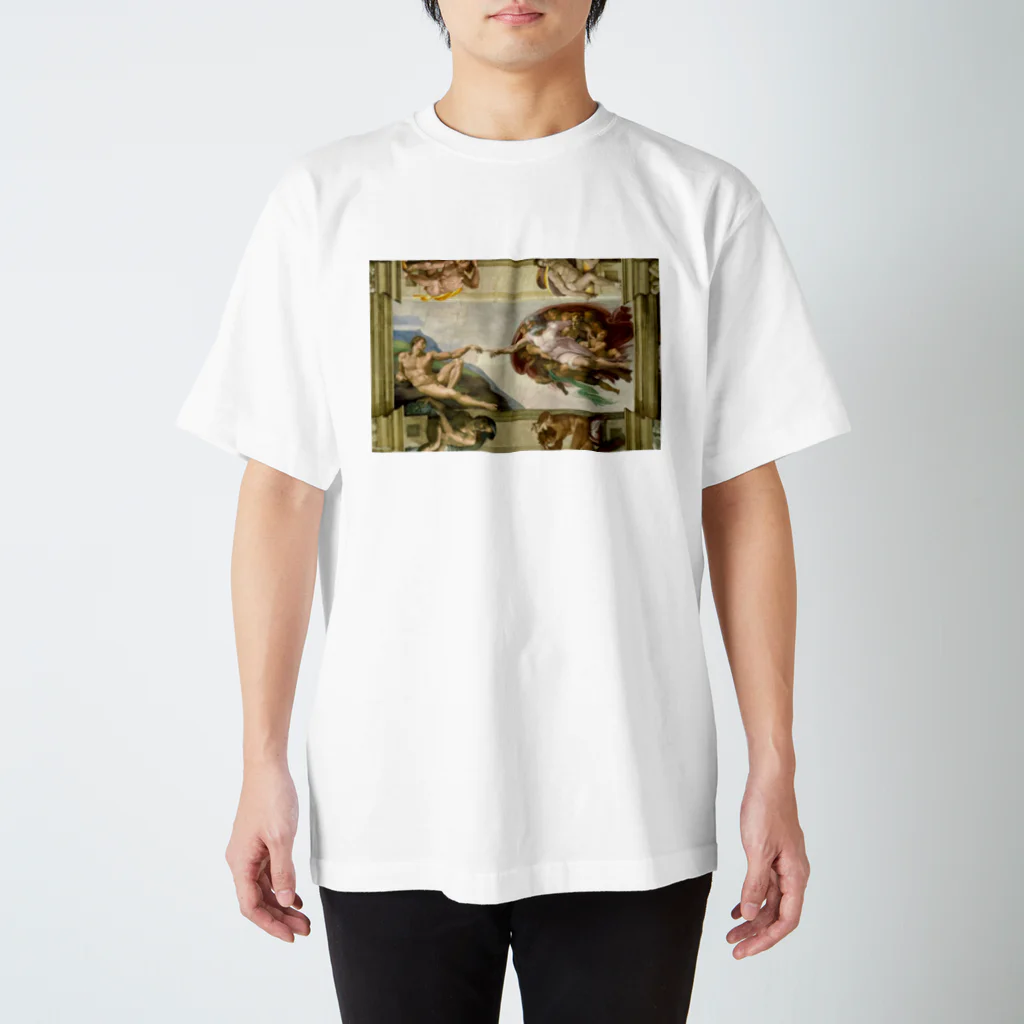 Nandatoartのアダムの創造 Regular Fit T-Shirt