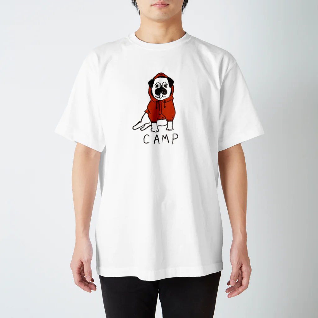 yukino apparel shopのCAMPパグ スタンダードTシャツ