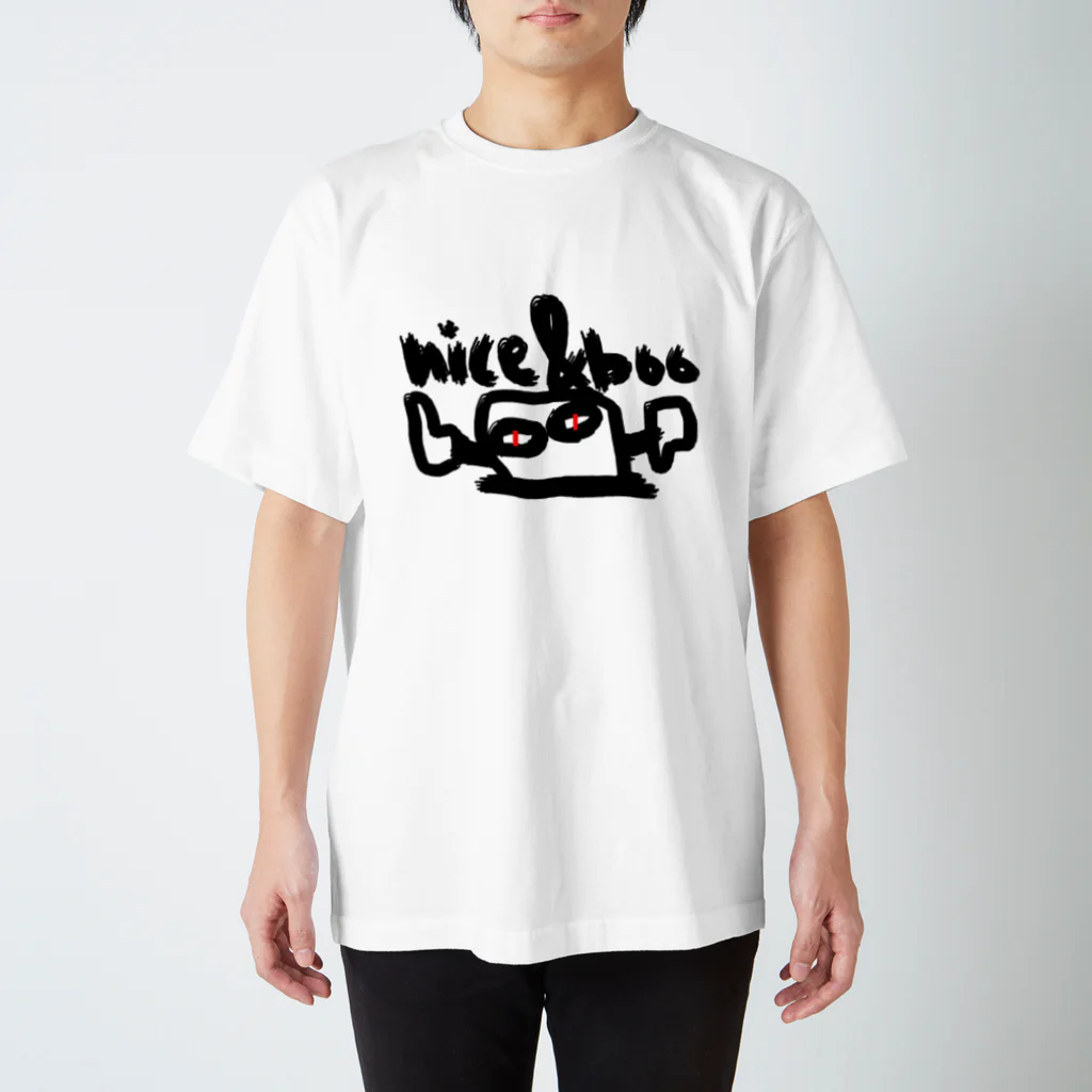 ameyoのnice&boo black スタンダードTシャツ