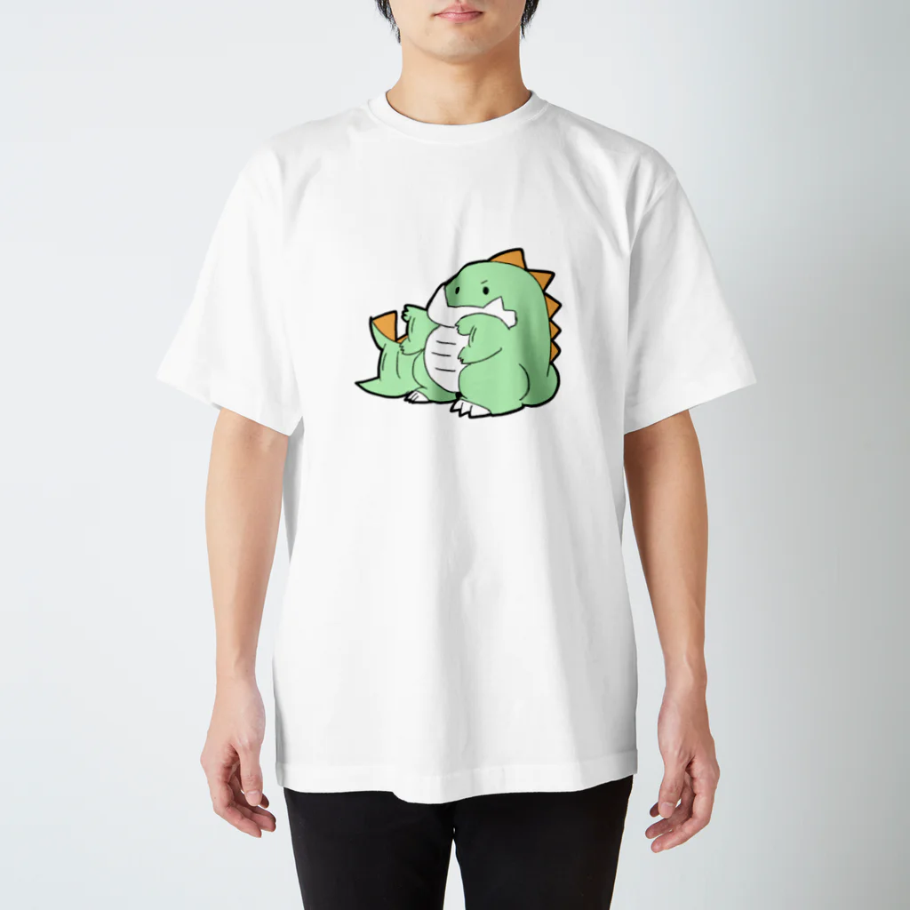 社畜ドラゴンのせかすしゃちどら スタンダードTシャツ