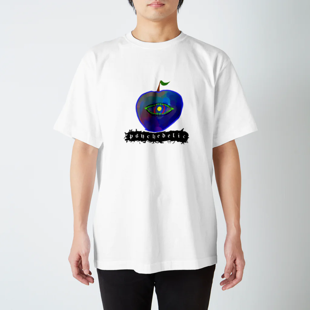 ナマステハンバーグのサイケデリックアップル(Psychedelic apple) スタンダードTシャツ