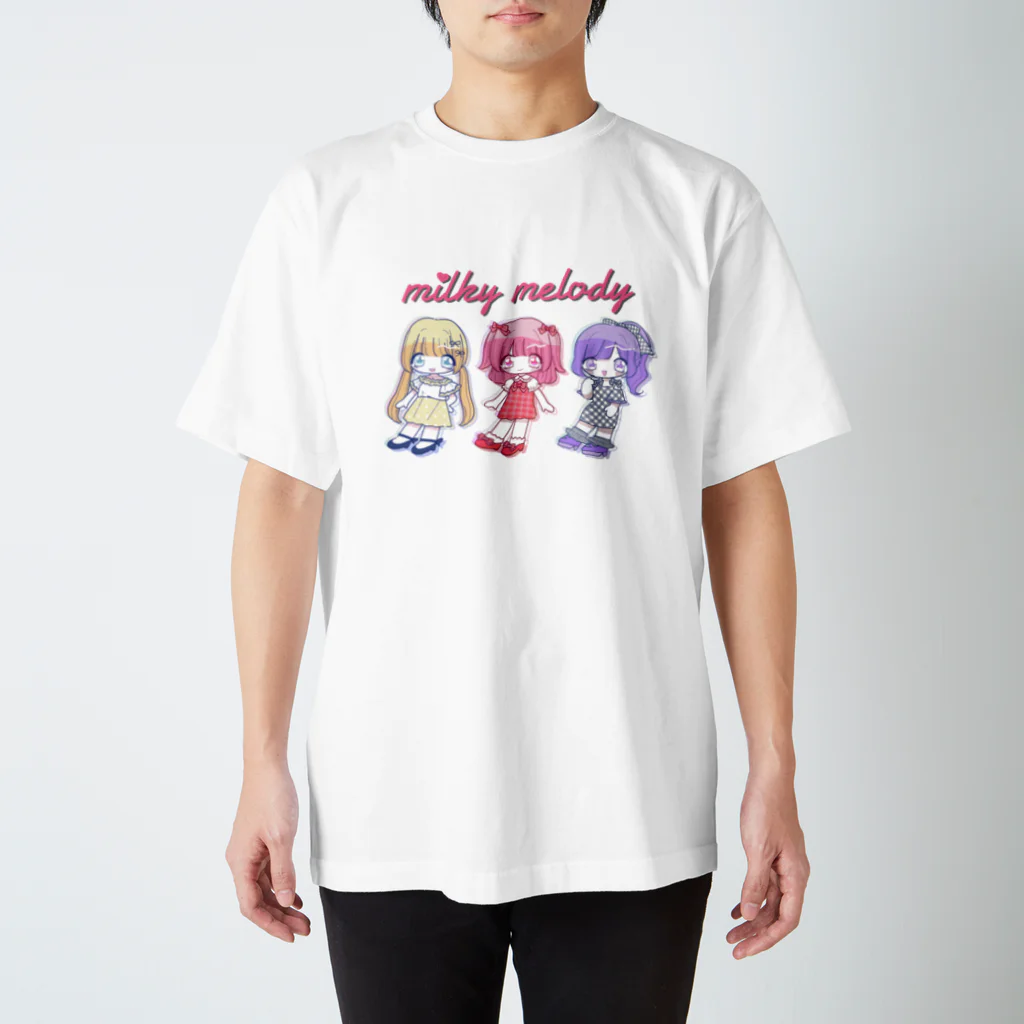 milky♡melodyのみるめろちゃん🍭💎🌸 スタンダードTシャツ