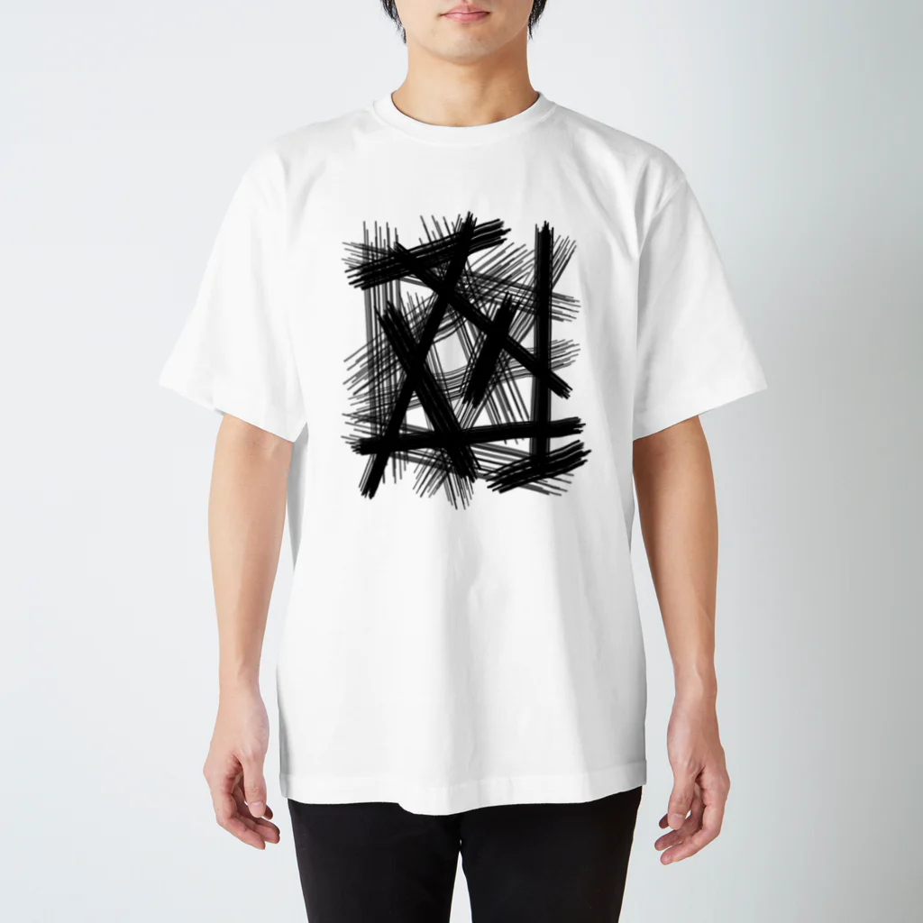 ameyoの黒線 Regular Fit T-Shirt