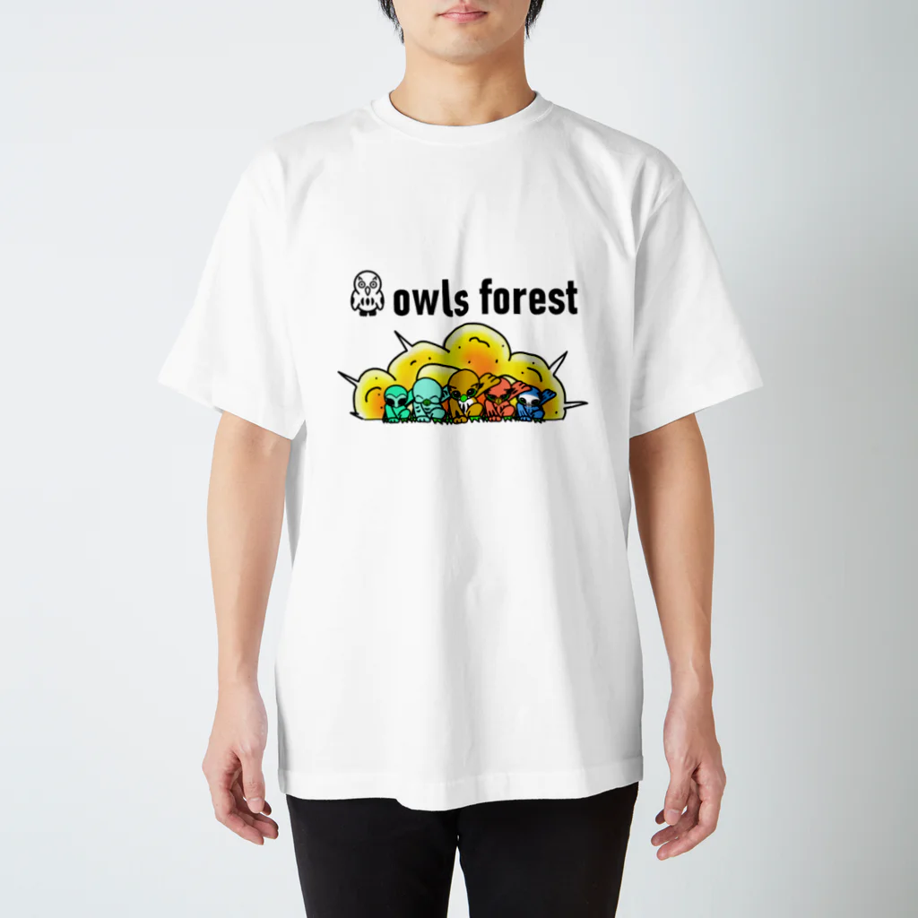 owls forest アイテム部屋のowlish5　第二弾 スタンダードTシャツ