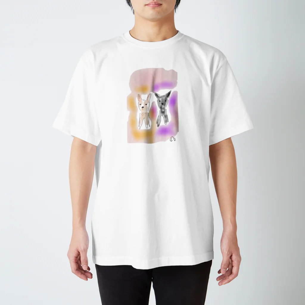 anorinoの姉妹犬 スタンダードTシャツ