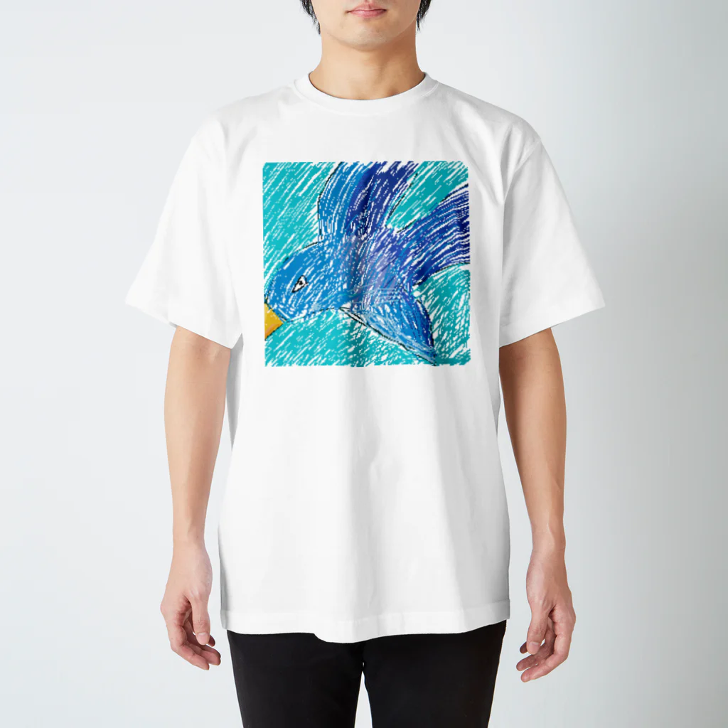 VTFFの頑張った鳥と雑に書いた鳥 Regular Fit T-Shirt